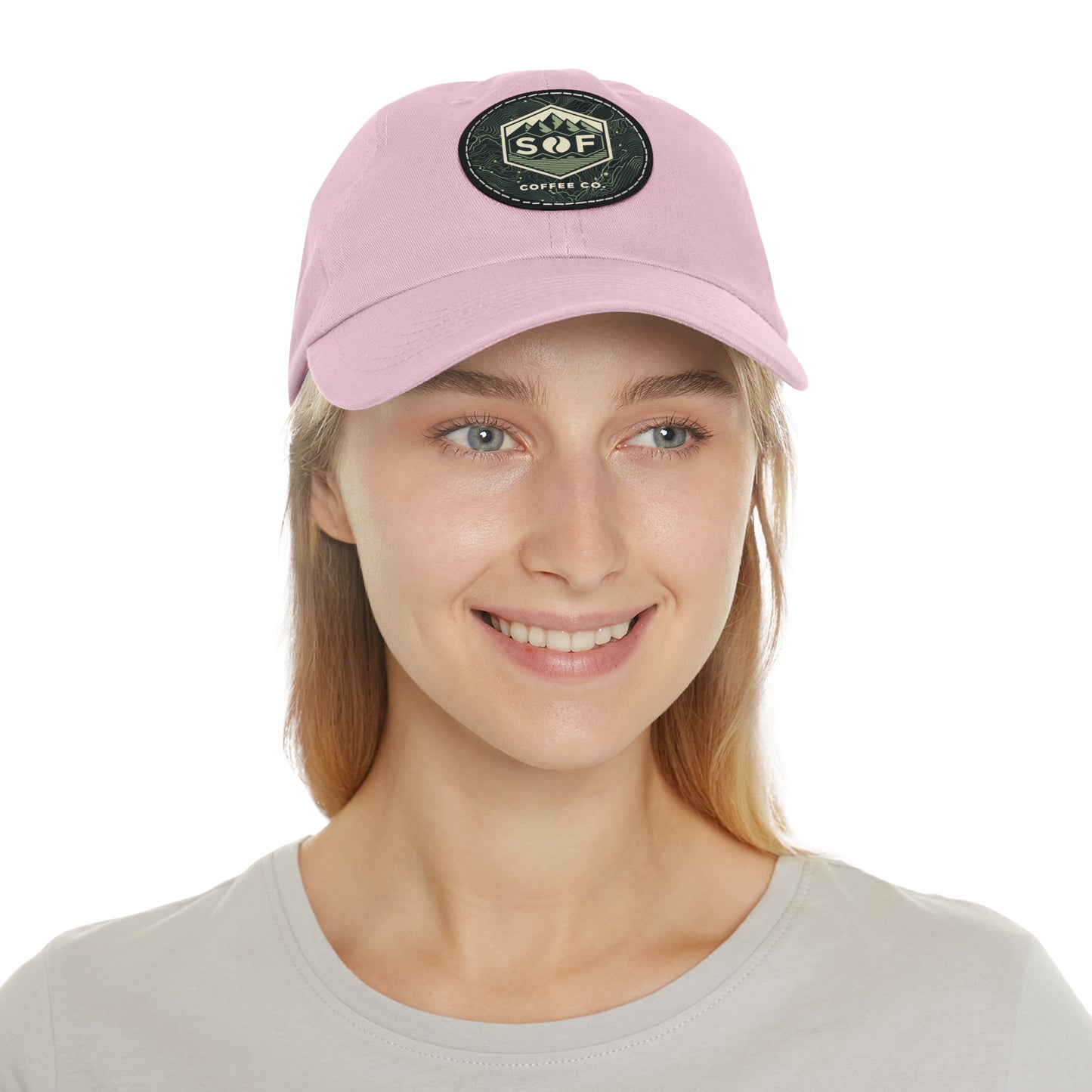 Stylish Dad Hat with Leather Patch