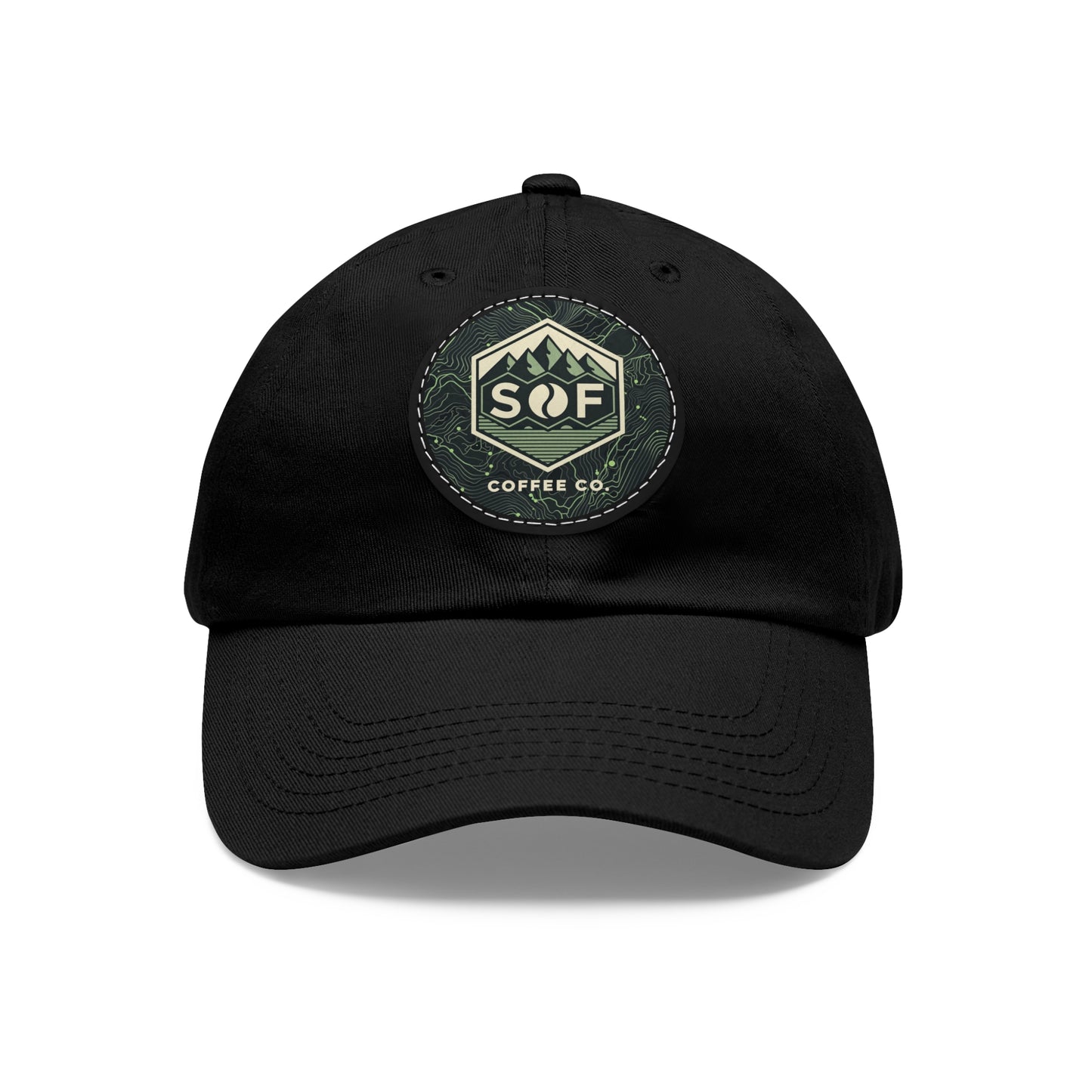 Stylish Dad Hat with Leather Patch - Perfect for Outdoor Adventures