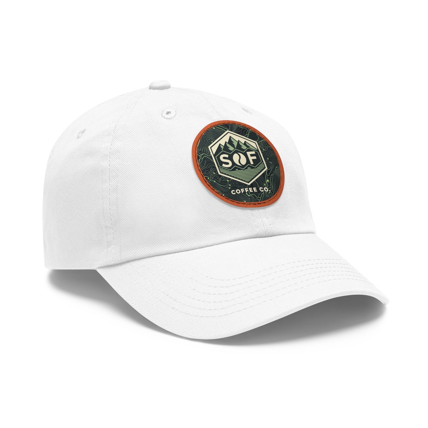 Stylish Dad Hat with Leather Patch - Perfect for Outdoor Adventures