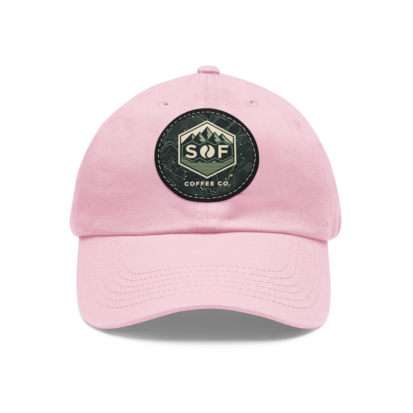 Stylish Dad Hat with Leather Patch - Perfect for Outdoor Adventures