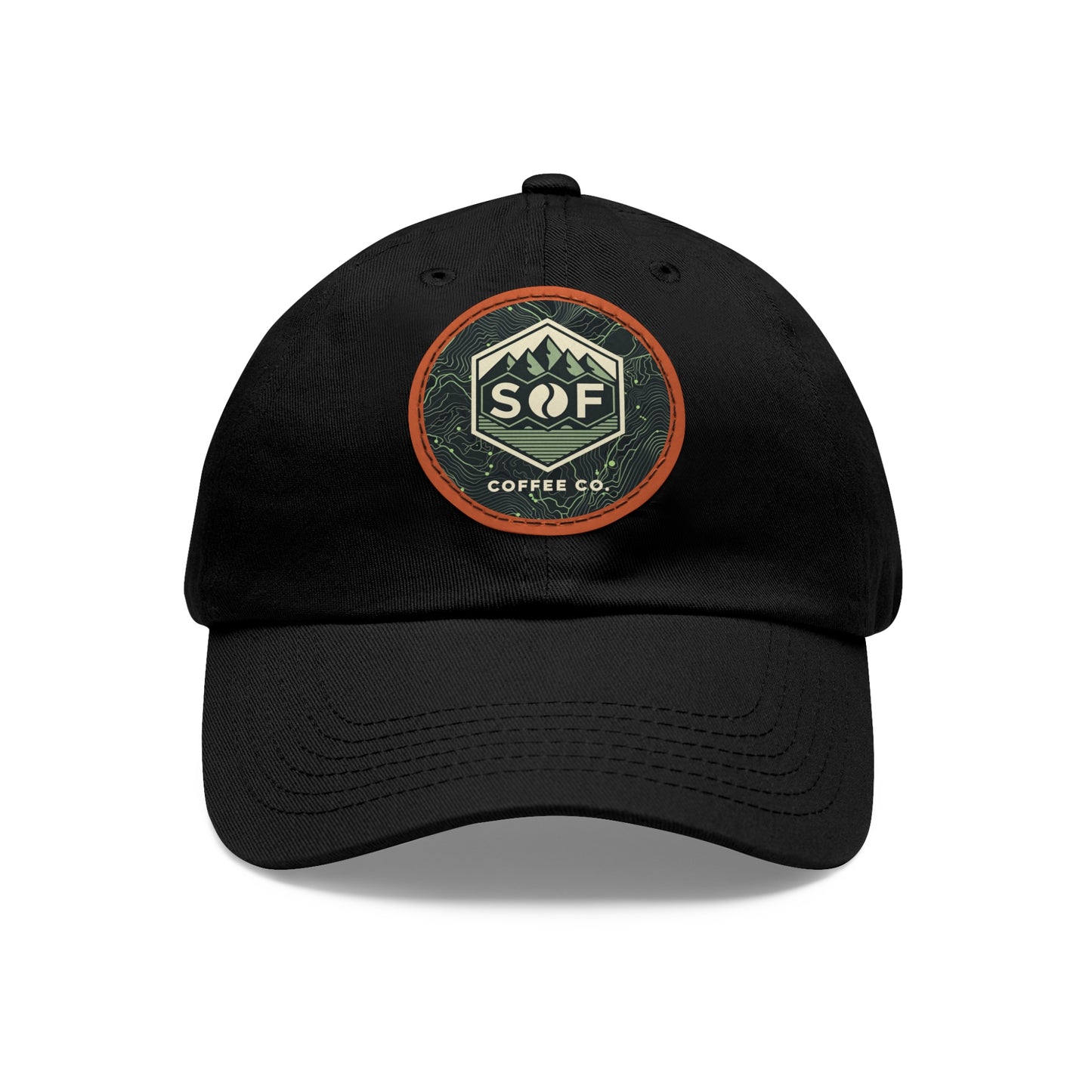 Stylish Dad Hat with Leather Patch - Perfect for Outdoor Adventures