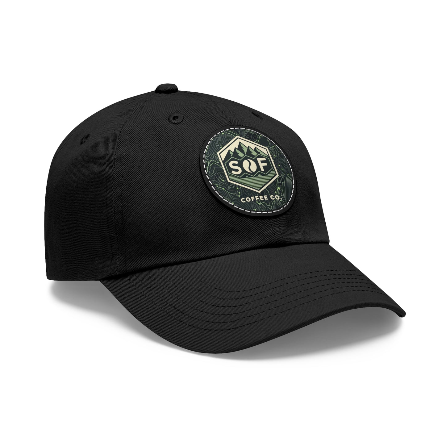 Stylish Dad Hat with Leather Patch - Perfect for Outdoor Adventures