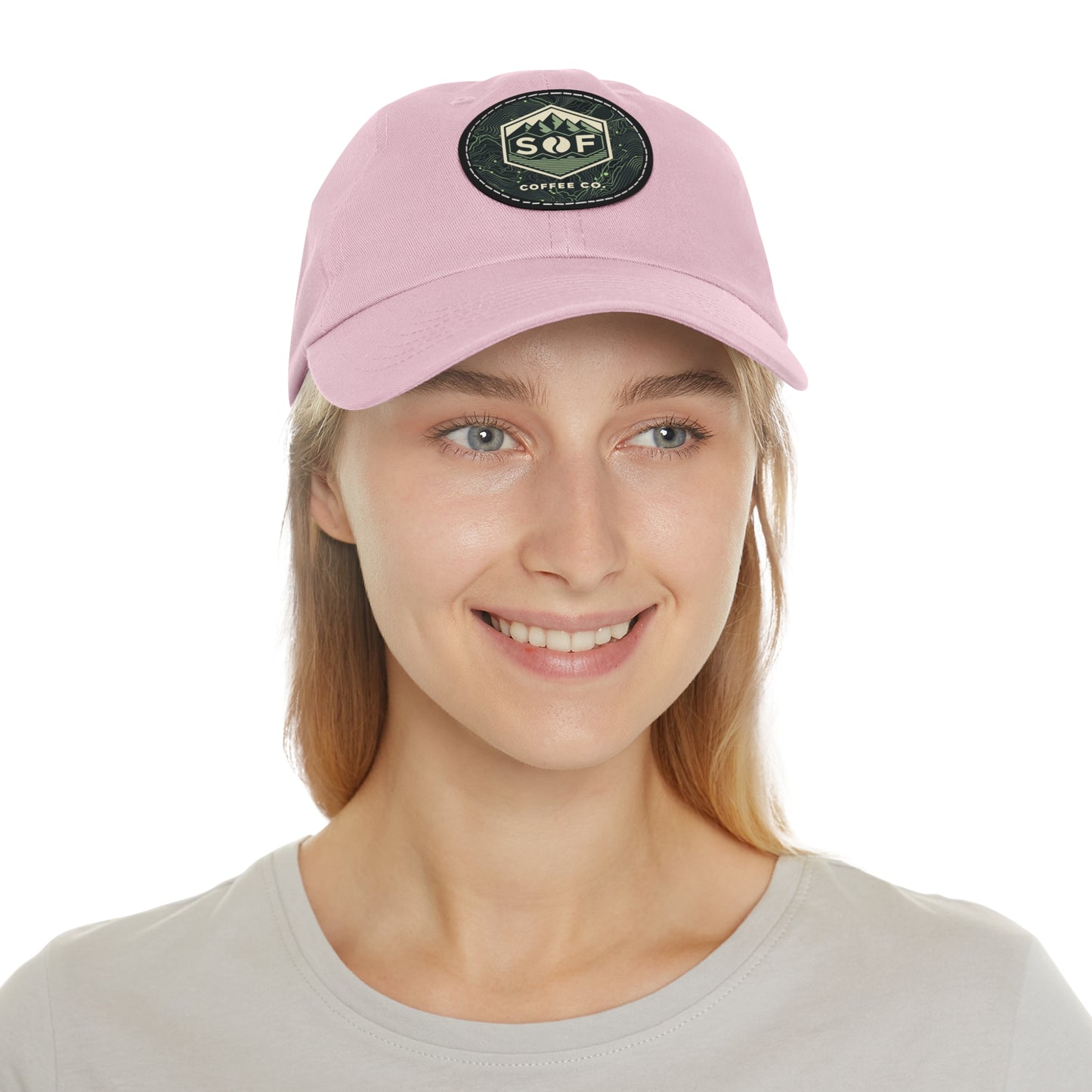 Stylish Dad Hat with Leather Patch - Perfect for Outdoor Adventures