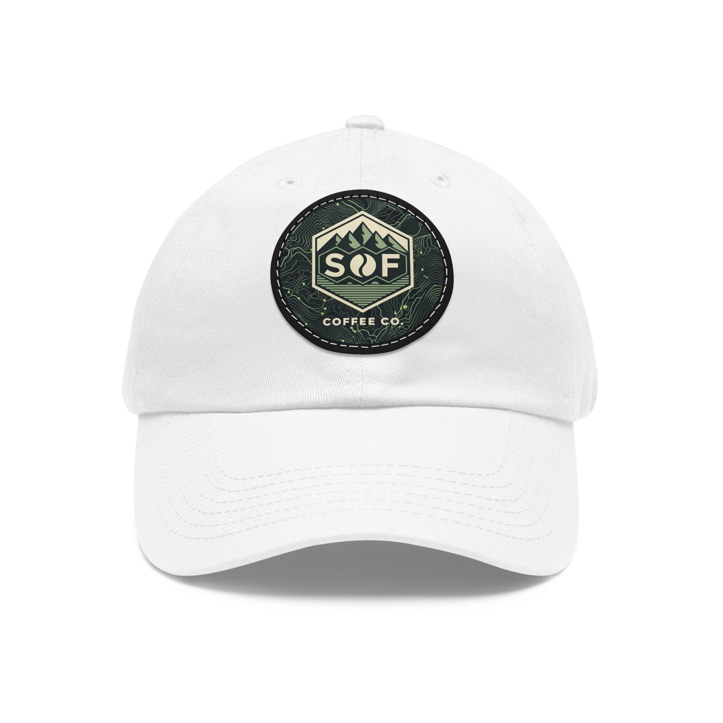 Stylish Dad Hat with Leather Patch - Perfect for Outdoor Adventures