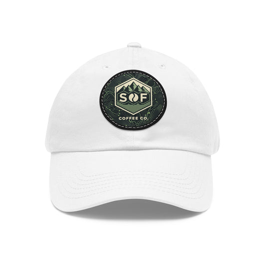 Stylish Dad Hat with Leather Patch - Perfect for Outdoor Adventures