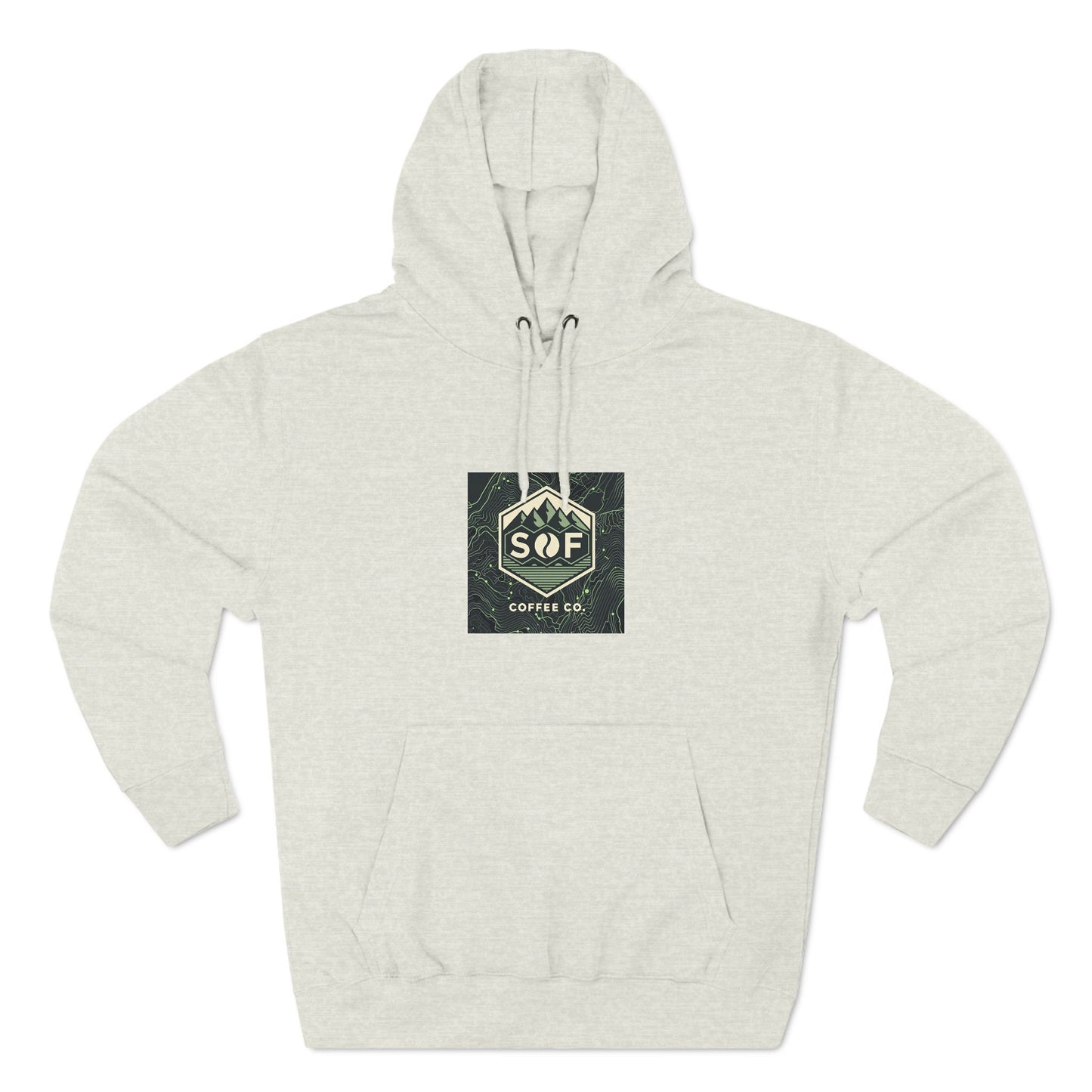 Three-Panel Fleece Hoodie