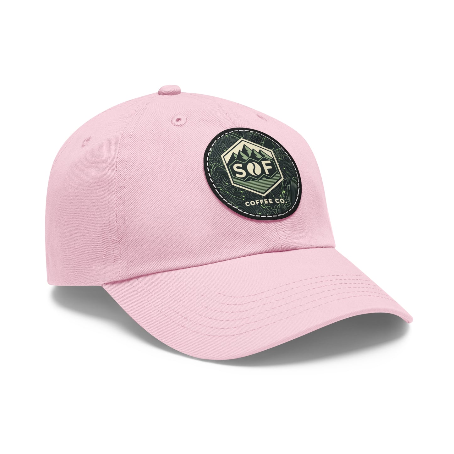 Stylish Dad Hat with Leather Patch - Perfect for Outdoor Adventures